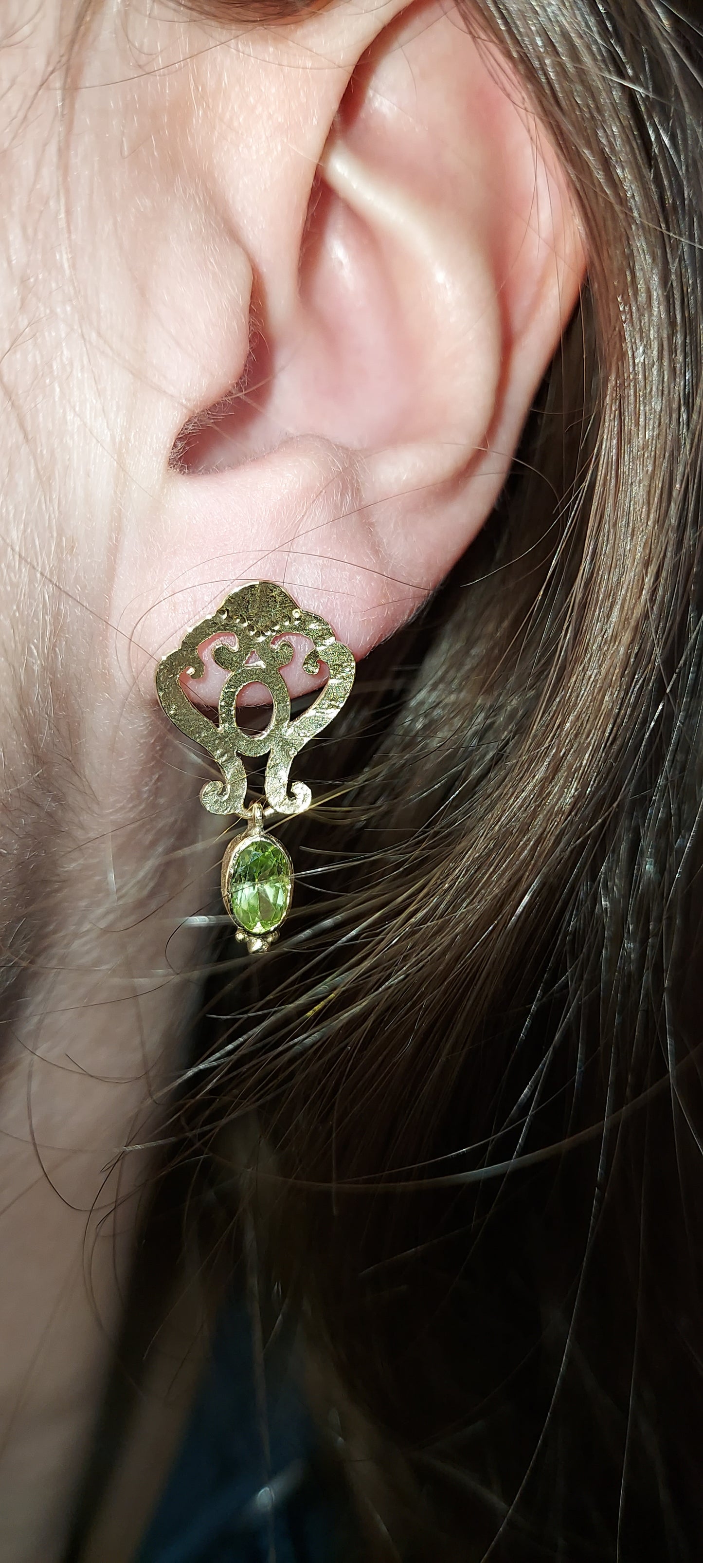 Peridot Ohrstecker